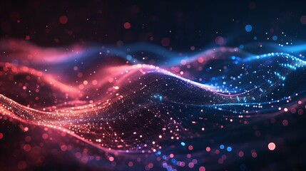 Fototapeta premium Abstract Digital Wave