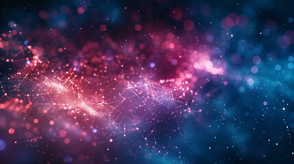 Obraz premium Abstract Colorful Digital Network