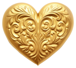 PNG  Heart ornament jewelry locket gold. AI generated Image by rawpixel.