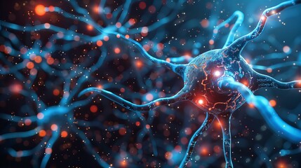 Obraz premium Neural Network Visualization