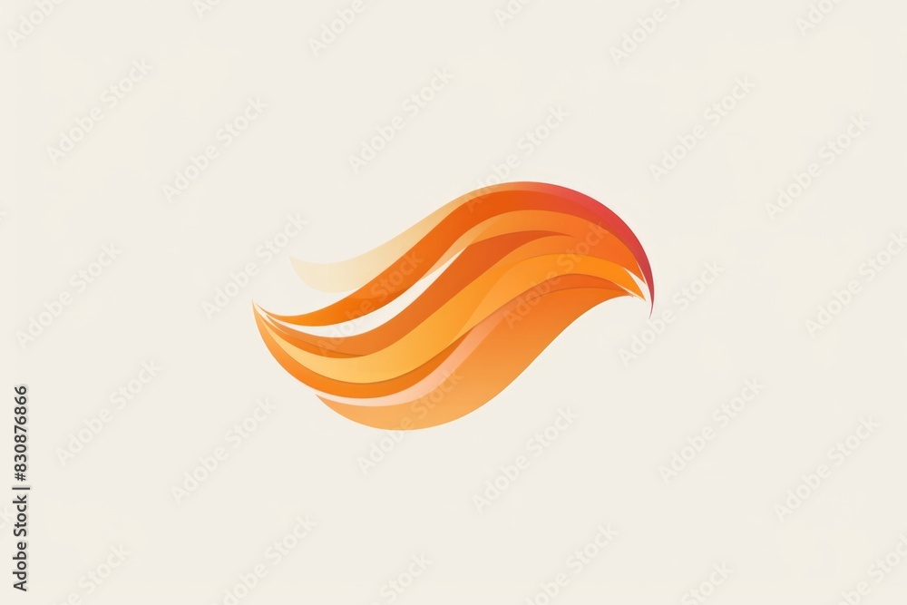 Poster colorful abstract wave pattern, suitable for backgrounds