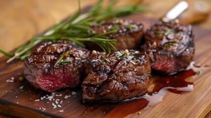 Steak made from lamb