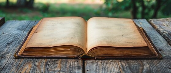 Obraz premium Blank pages are the blank canvas of the mind, waiting for the strokes of inspiration to paint them alive.