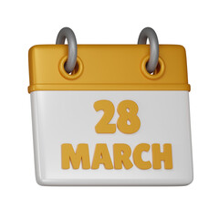 28 March 3d icon