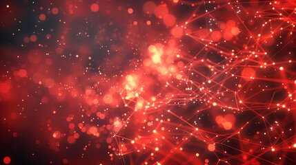 Abstract Red Geometrical Background, Futuristic technology style, Neon Sign, Futuristic Technology HUD Element,  Elegant Abstract background, Abstract digital futuristic technology glowing background 