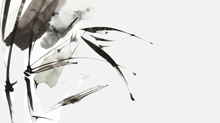 sumi e chineese ink painting