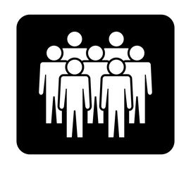 Symbol, ikona ludzi. Plik wektorowy.