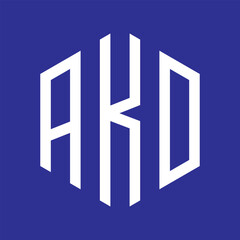 AKD Letter Logo Design. AKD Creative letter logo design vector, AKD Letter Initial Logo Design.
AKD monogram Logo Unique Concept Vector.
