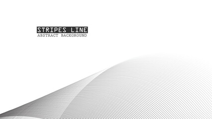 White abstract background with dynamic curve line