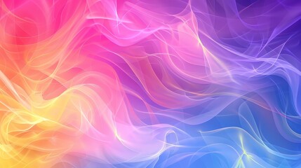 An abstract background blending rainbow colors