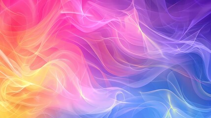 Obraz premium An abstract background blending rainbow colors