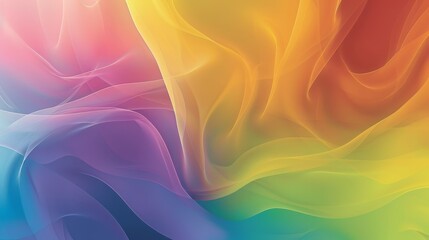 Obraz premium An abstract background blending rainbow colors