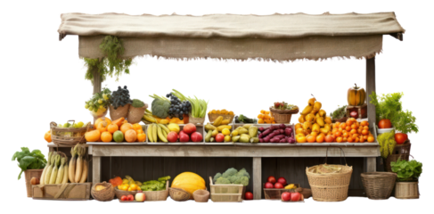 PNG Banana market fruit plant.