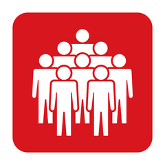 Symbol, ikona ludzi. Plik wektorowy.