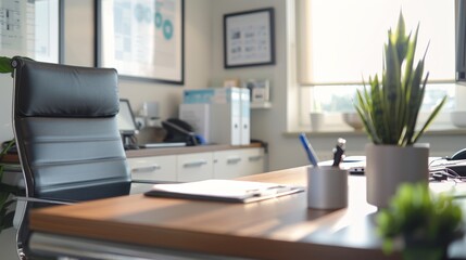 White and Bright business office