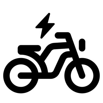 Electric Motorcycle clip art preview