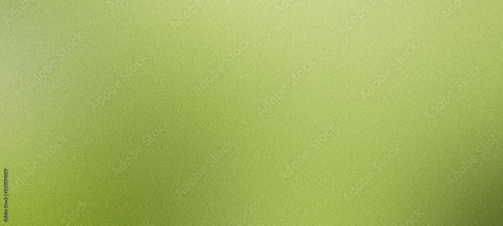 Wall mural Wide, grainy textured gradient background transitioning from shades of green