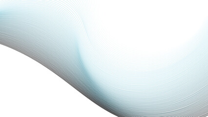 White abstract background with dynamic curve line