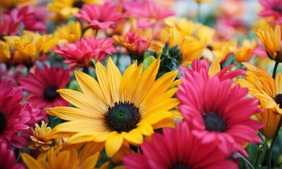 Beautiful flower wall background