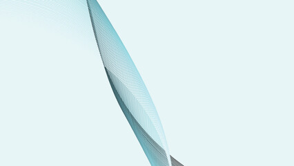 White abstract background with dynamic curve line