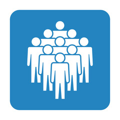 Symbol, ikona ludzi. Plik wektorowy.