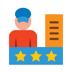 Advanced Stats Flat Icon Design