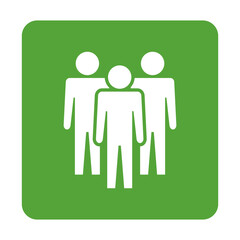 Symbol, ikona ludzi. Plik wektorowy.