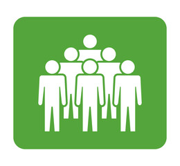 Symbol, ikona ludzi. Plik wektorowy.