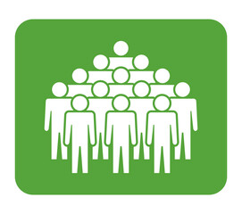 Symbol, ikona ludzi. Plik wektorowy.