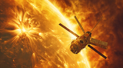 A solar flare is a relatively intense, localized emission of electromagnetic or satellite radiation in the Sun's atmosphere.