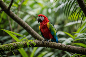 Obraz premium blue and yellow macaw