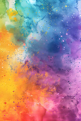 Fototapeta premium Multicolored watercolor background