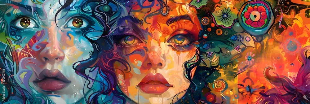 Poster Visionary Realm of Imagination A Captivating of the Extraordinary and the Sublime