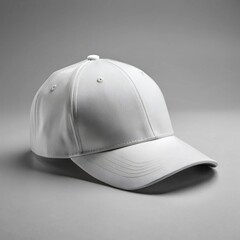  Mockup of a baseball cap with a blank front panel