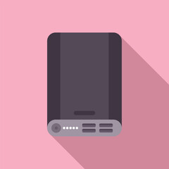 Minimalist vector image of a smartphone, ideal for techthemed designs and presentations