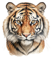 Fototapeta premium PNG Tiger wildlife drawing animal.