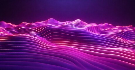 3d render, abstract background with colorful spectrum. Bright neon rays and glowing lines. 