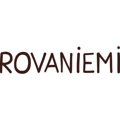 Rovaniemi Lettering