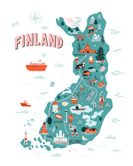 Map of Finland
