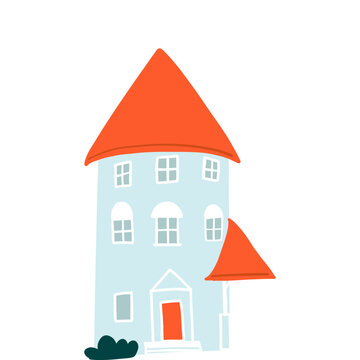 Blue Fairytale House