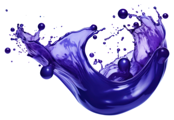 PNG Blueberry juice purple white background splattered.