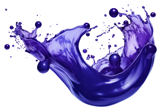 PNG Blueberry juice purple white background splattered.