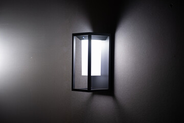 dorway for modern home with solar light that automatically lights once the pearson is close enough to the door through proximity or motion sensor