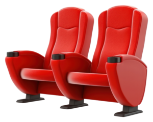 PNG Armchair seat red white background. AI generated Image by rawpixel.