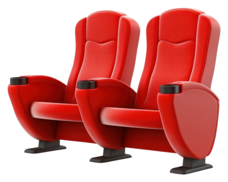 PNG Armchair seat red white background. AI generated Image by rawpixel. - Powered by Adobe