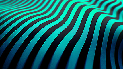 Abstract warped background with thick striped blue and black lines