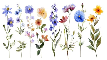 Vibrant and Delicate Floral Arrangement Showcasing Nature s Painterly Beauty and Serene Elegance
