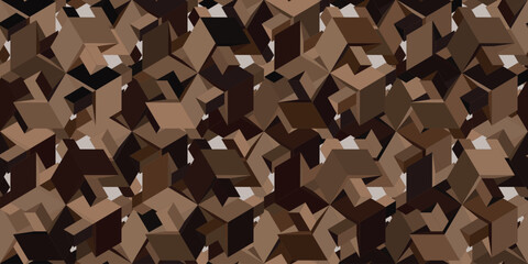 Abstract geometric tiles 3d seamless pattern vector. Repeatable background. Illusive for design graphic, background, wallpaper, layout or art. 