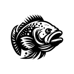 fish predator logo design. goliath logo design inspiration