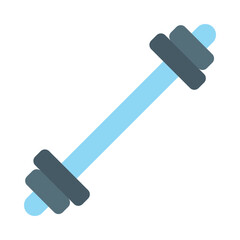 Barbell Flat Icon Design